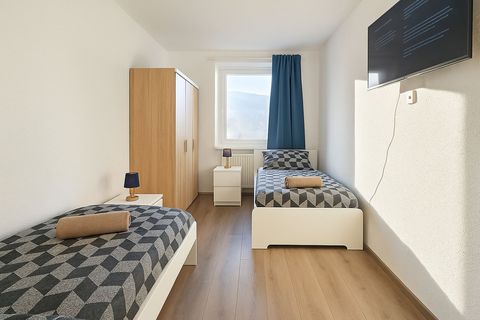 AP8-1 · Monteurzimmer Zentrum – 6 Betten, A38
